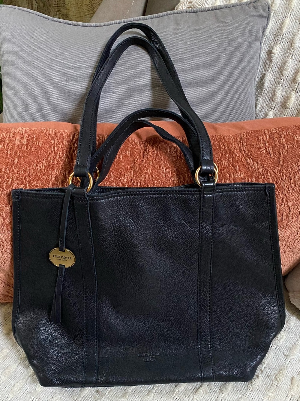 {margot} Pebbled Leather Purse